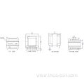 Ee22 ferrite core flyback transformer